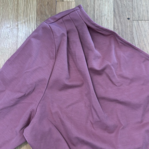 *last chance!!* Pretty Garden | Women’s one shoulder, long sleeve dress - Picture 6 of 16